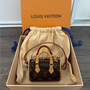 💯 Authentic Louis Vuitton Bijou Sac Micro Speedy Bag Charm 👜